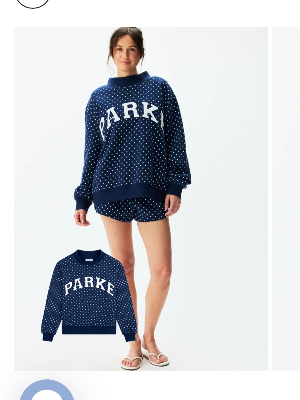 PARKE Polka dot sweater!